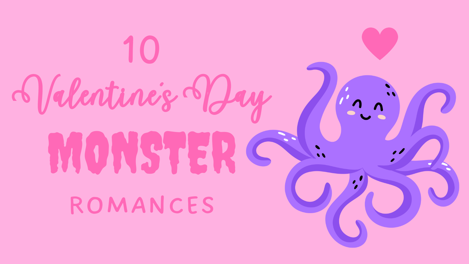 10 Valentine's Day Monster Romance Books